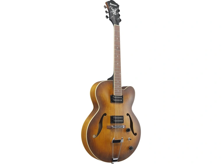 Ibanez AF55-TF Artcore Transparent Black Flar 